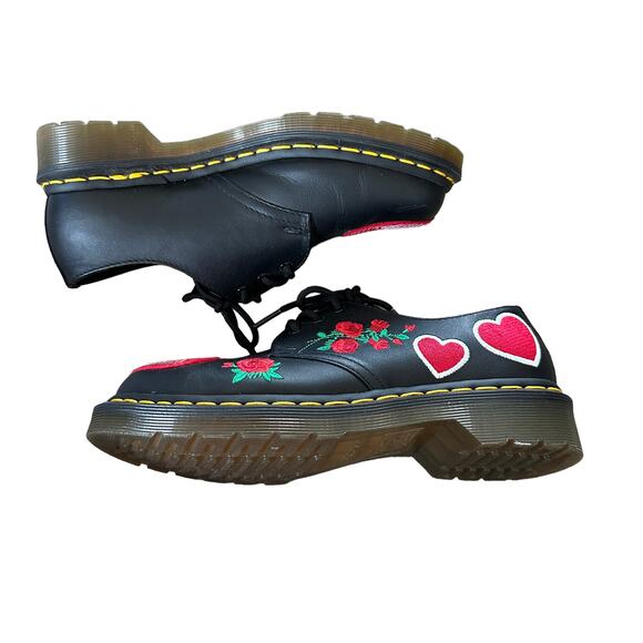 Dr. Martens 1461 Sequin Hearts Oxfords - Picture 3 of 8